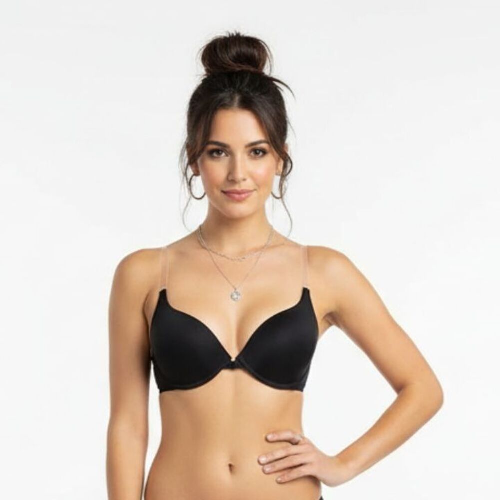 Le Mystere Black Nu Claire Convertible Bra New 34C